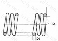 Feder  279769 - 8,1x16mm