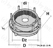 Zahnrad ZR 280842 fr Bosch Vorgelege Anlasser