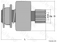 Ri175868 - Ritzel mit Freilauf fr Valeo Anlasser