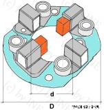 bh 280039  - Brstenhalter fr Bosch Anlasser